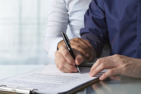 person signing will
